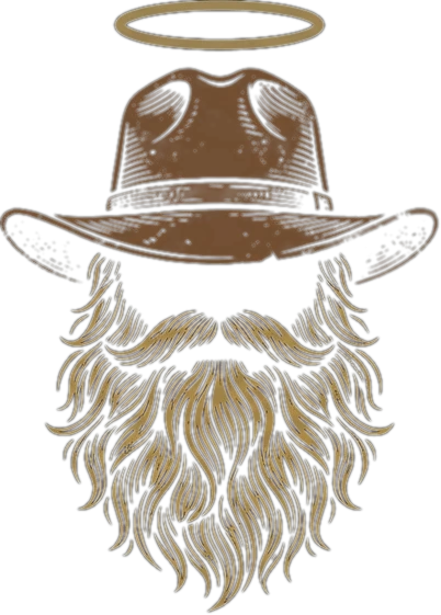 Hat, beard and halo mark